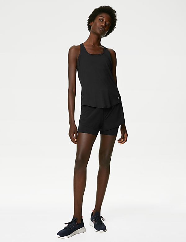 M&s black shorts outlet