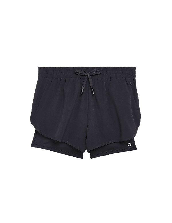 Woven Layered Gym Shorts