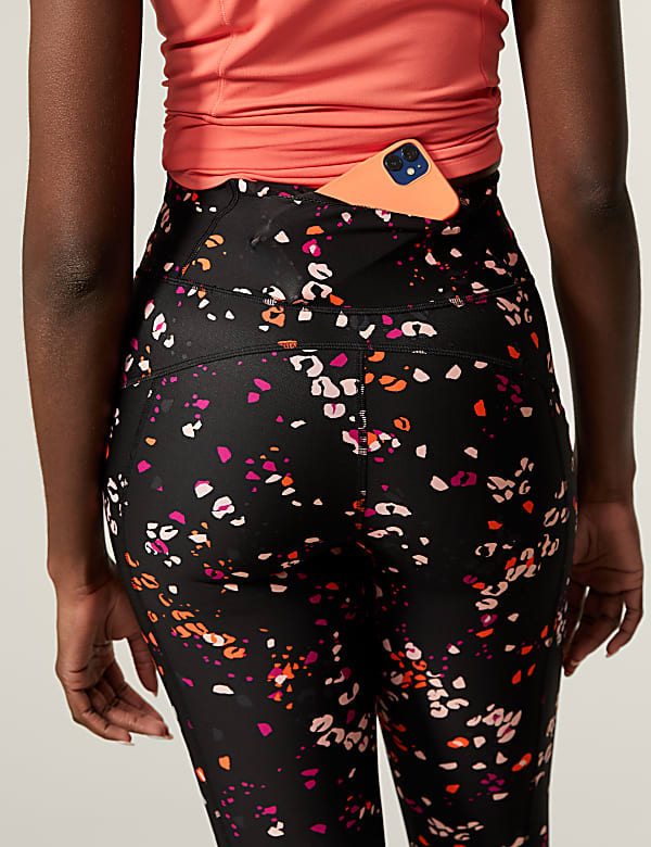 Go Move Printed Cropped Gym Leggings