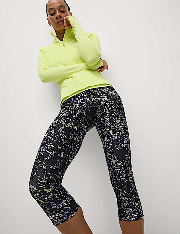 Go Move Printed Cropped Gym Leggings - UA