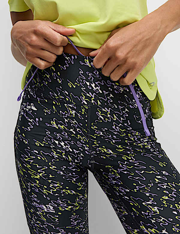 Go Move Printed Cropped Gym Leggings - UA