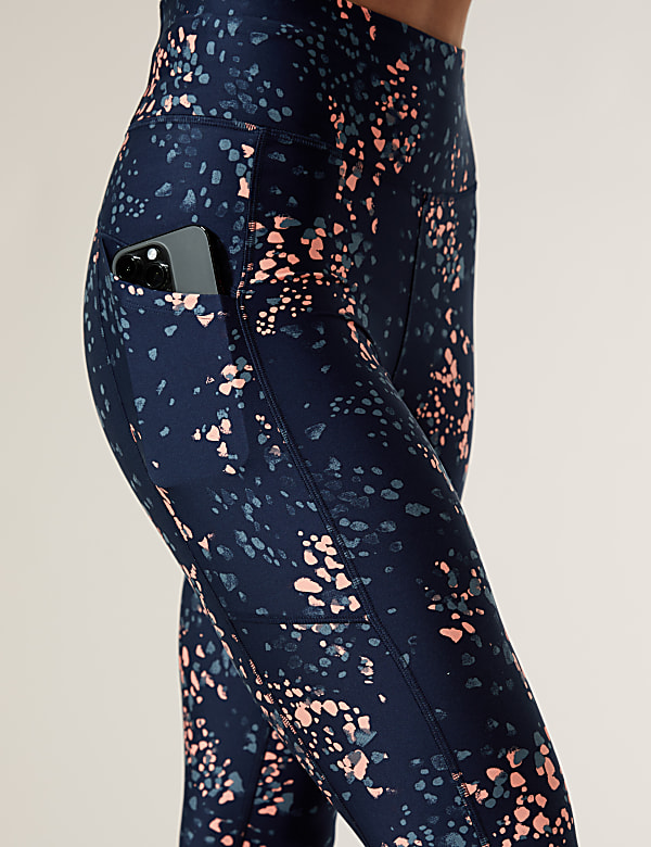 Go Move Printed High Waisted Gym Leggings