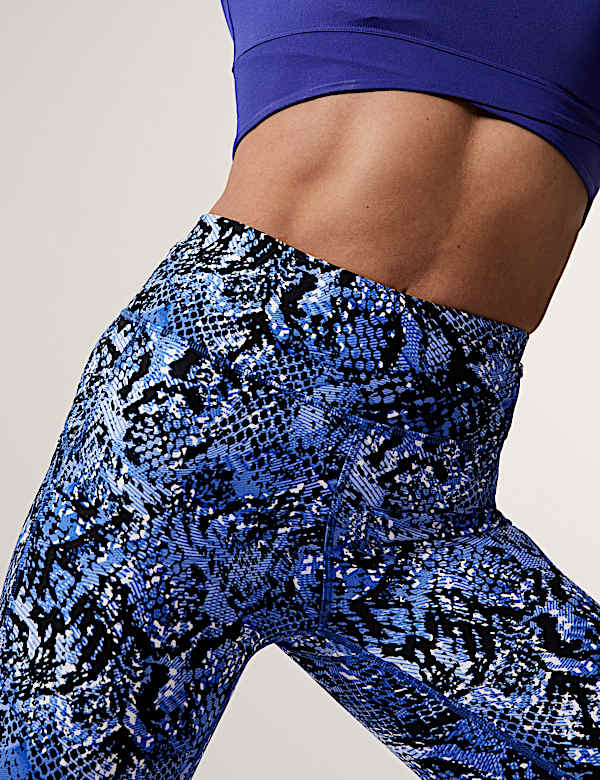 Go Move Printed High Waisted Gym Leggings