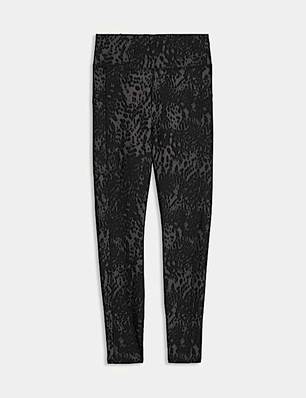 Go Move Printed High Waisted Gym Leggings - PL