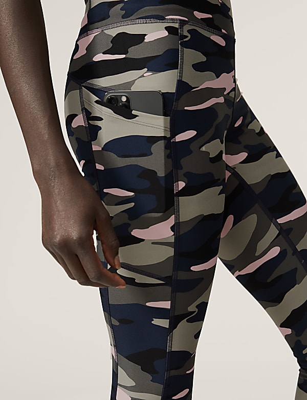 Go Move Printed High Waisted Gym Leggings