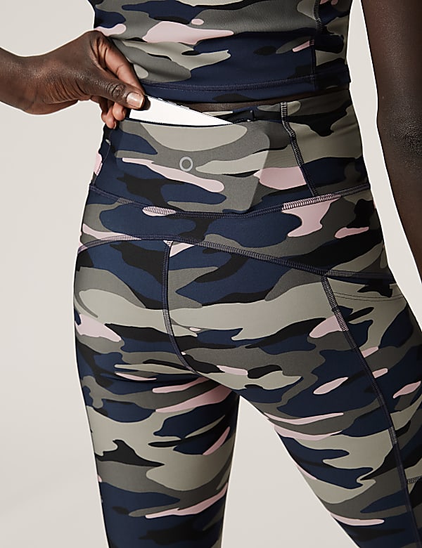 Go Move Printed High Waisted Gym Leggings