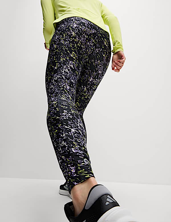 Go Move Printed High Waisted Gym Leggings - NZ
