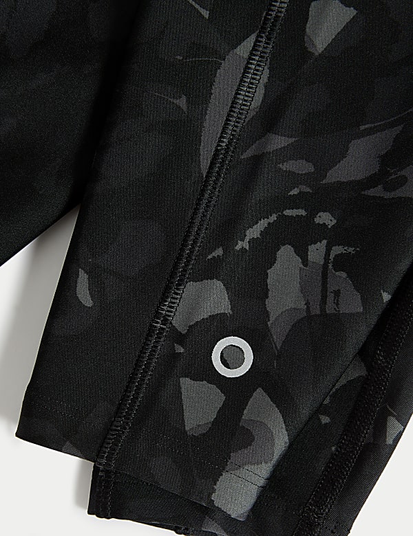 Go Move Printed High Waisted Gym Leggings - AL