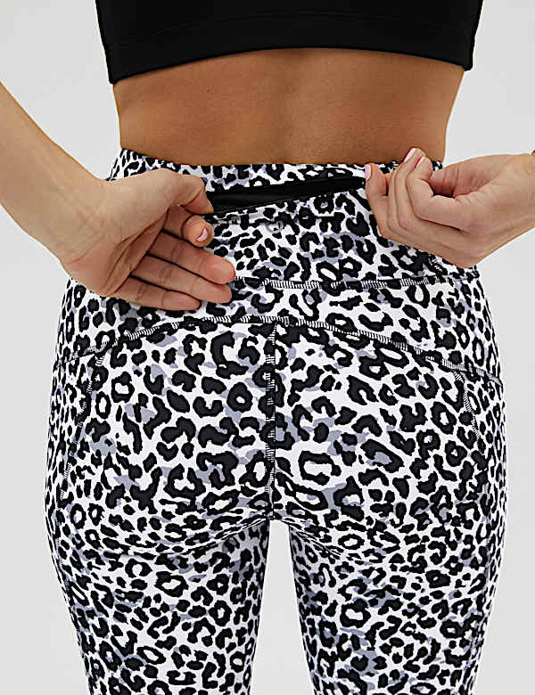 Go Move Printed High Waisted Gym Leggings