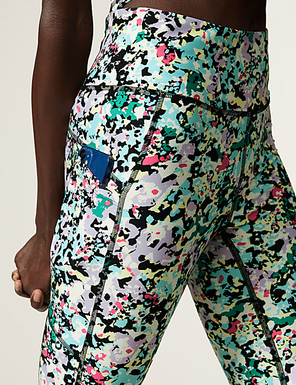 Go Move Printed High Waisted Gym Leggings