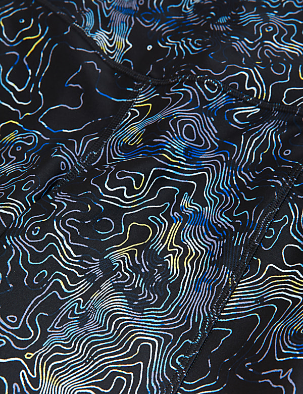 Go Train Printed High Waisted Gym Leggings