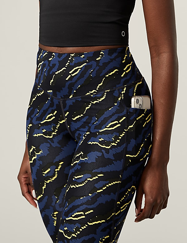 Go Train Printed High Waisted Gym Leggings
