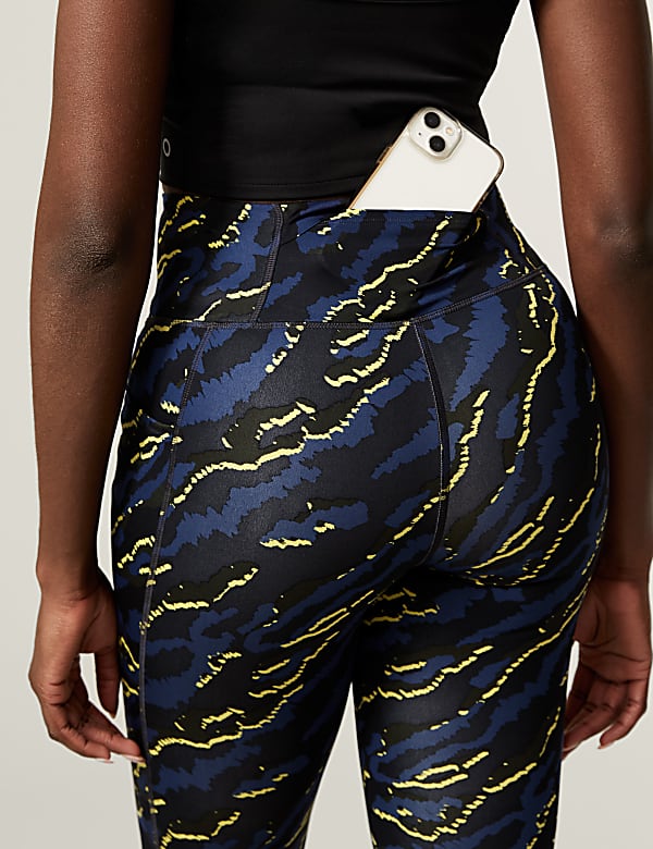 Go Train Printed High Waisted Gym Leggings