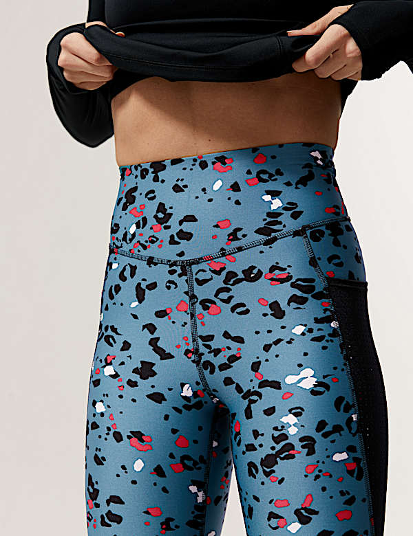 Go Train Printed High Waisted Gym Leggings