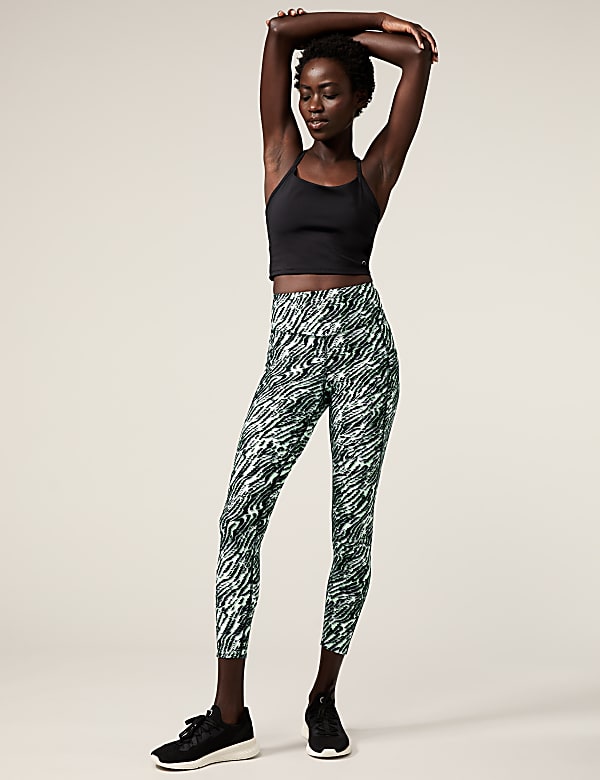 Go Train Printed 7/8 Gym Leggings