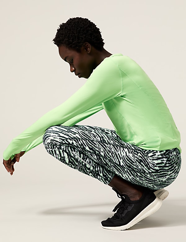Go Train Printed 7/8 Gym Leggings