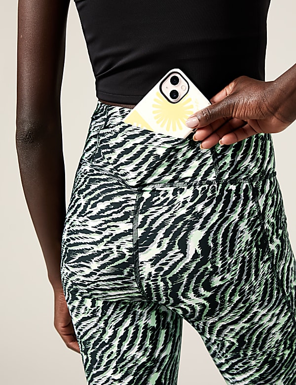 Go Train Printed 7/8 Gym Leggings
