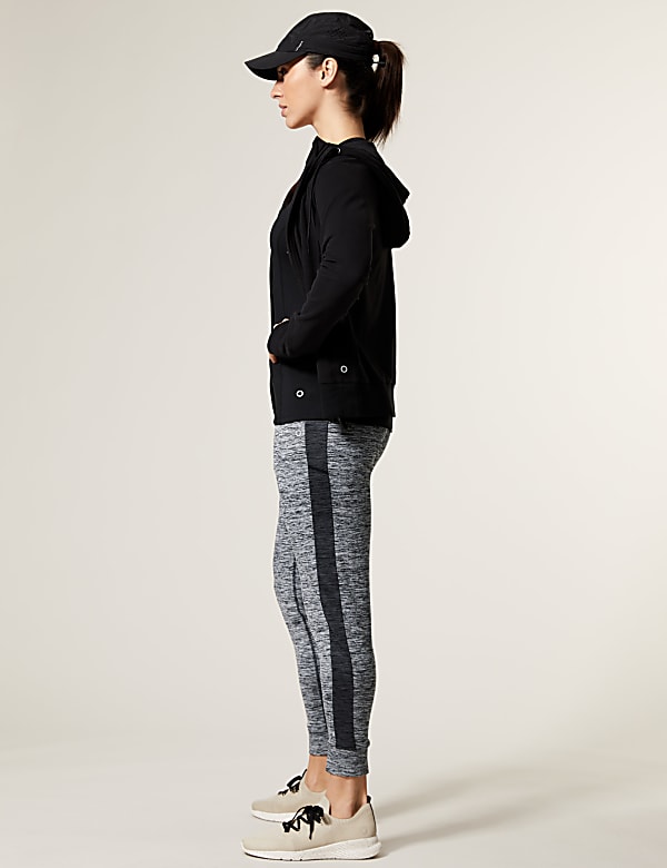 Cuffed High Waisted Sports Joggers