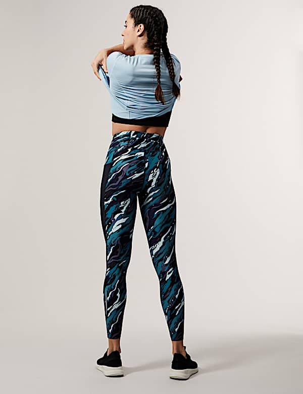 Go Train Printed Gym Leggings - SE