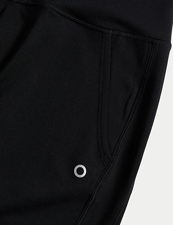 Cuffed High Waisted Sports Joggers