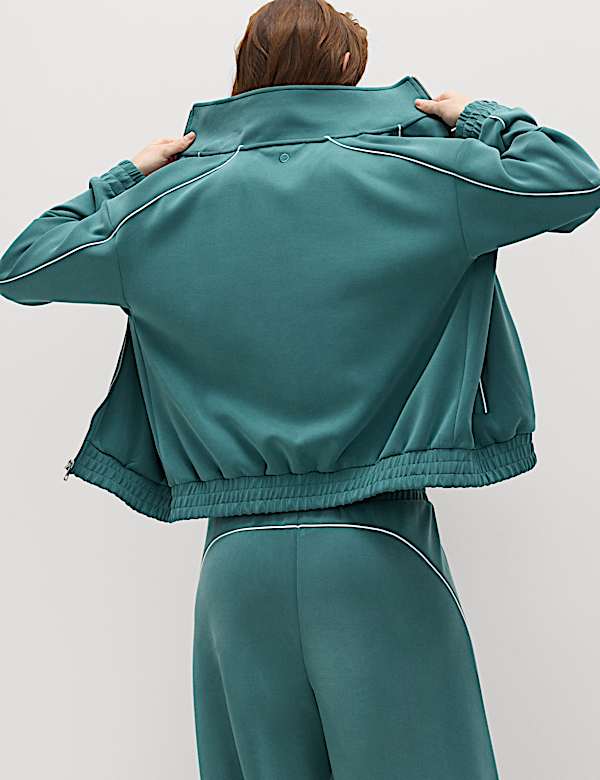 Sand Wash Funnel Neck Track Jacket - AU