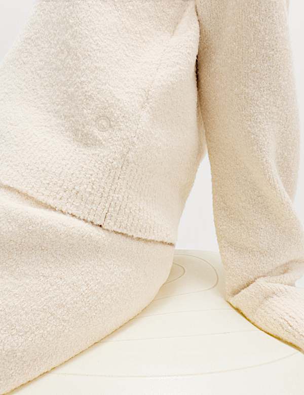 Supersoft Boucle Crew Neck Cropped Jumper - MV