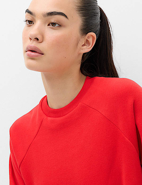 Cotton Rich Crew Neck Sweatshirt - IL