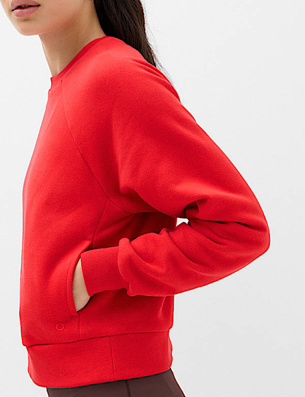 Cotton Rich Crew Neck Sweatshirt - IL