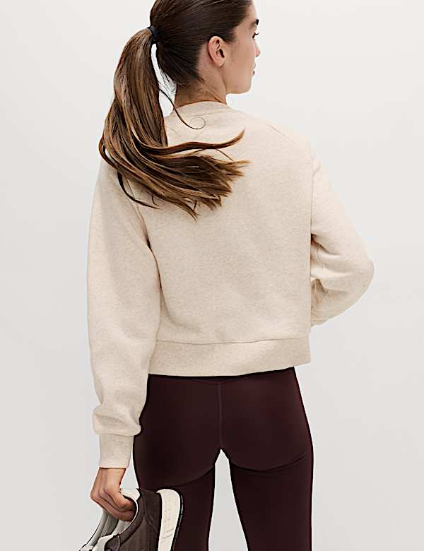 Cotton Rich Crew Neck Sweatshirt - CZ