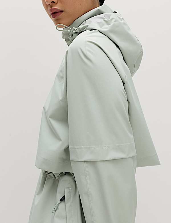 Waterproof Hooded Longline Jacket - IS