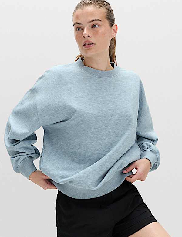 Cotton Rich Oversized Sweatshirt - JP