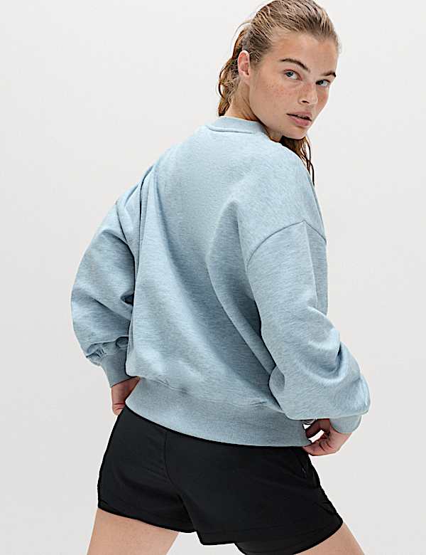 Cotton Rich Oversized Sweatshirt - JP