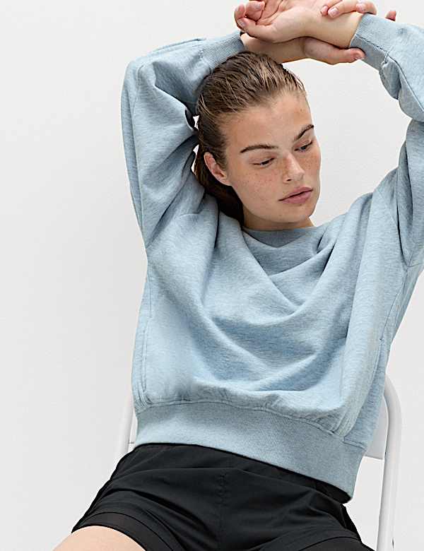 Cotton Rich Oversized Sweatshirt - JP