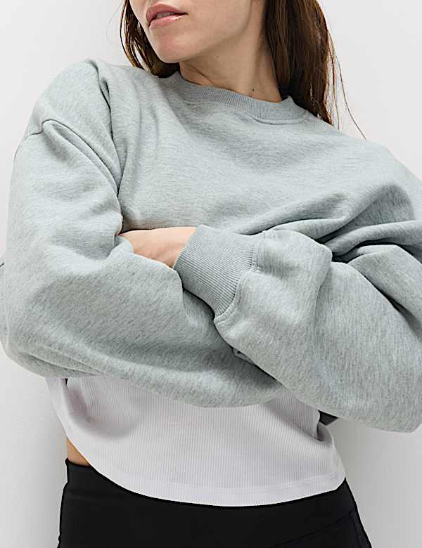 Sweat-shirt coupe extra-large en coton - CH