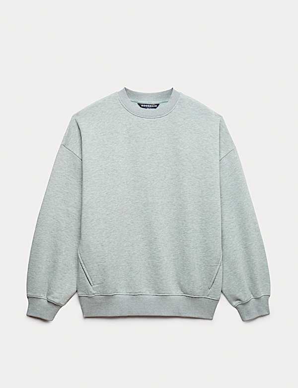 Sweat-shirt coupe extra-large en coton - CH