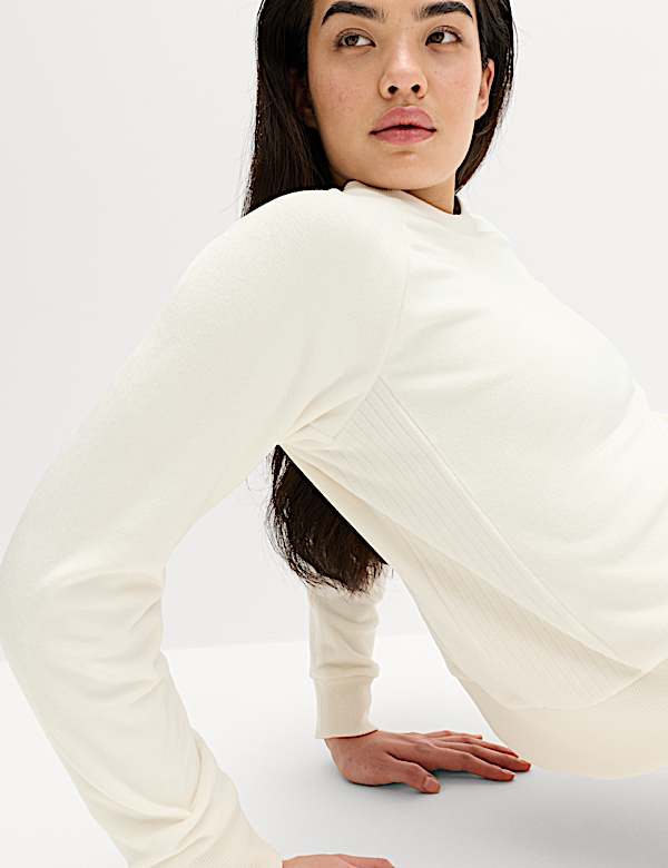 Velour Crew Neck Supersoft Sweatshirt - AU