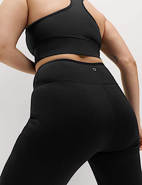 Leggings thermiques taille haute doubl&eacute;s en polaire - LU