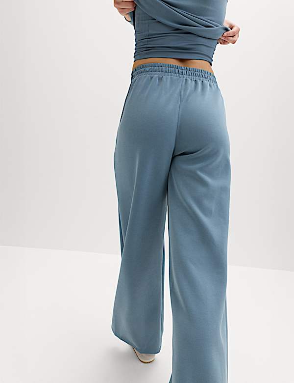 Sand Wash High Waisted Wide Leg Joggers - VN