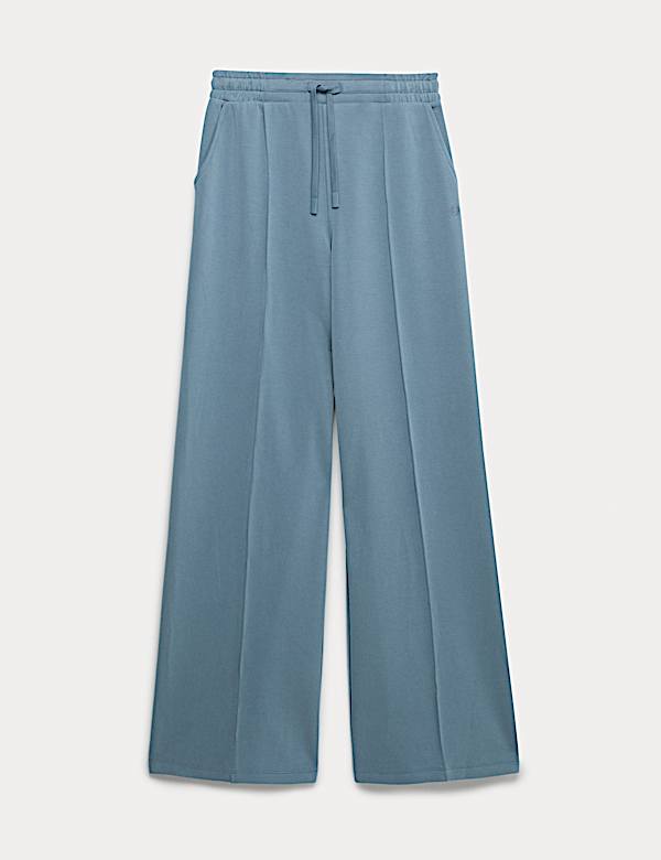 Sand Wash High Waisted Wide Leg Joggers - VN