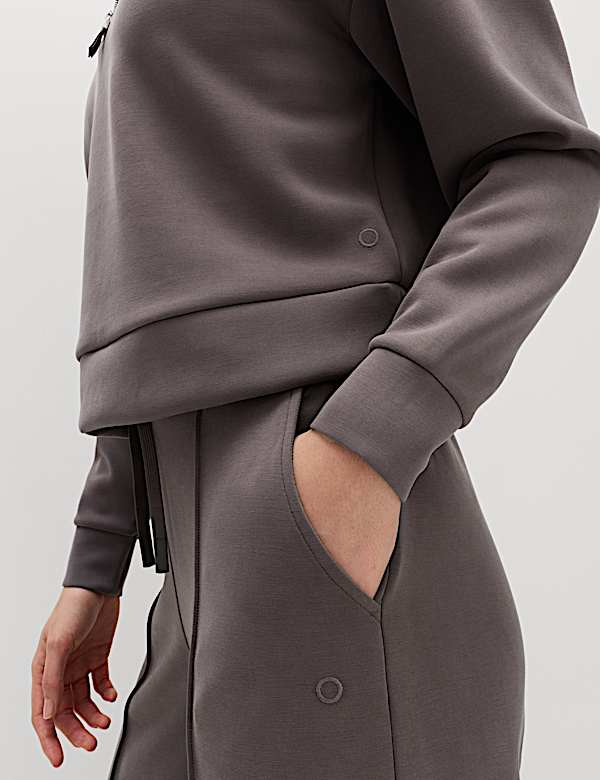 Sand Wash High Waisted Wide Leg Joggers - BE