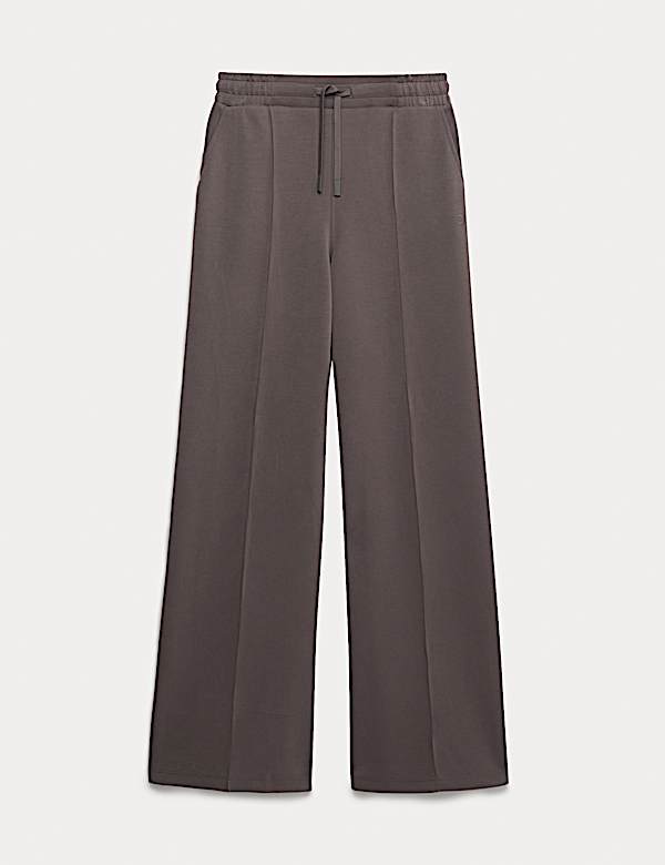 Sand Wash High Waisted Wide Leg Joggers - BE