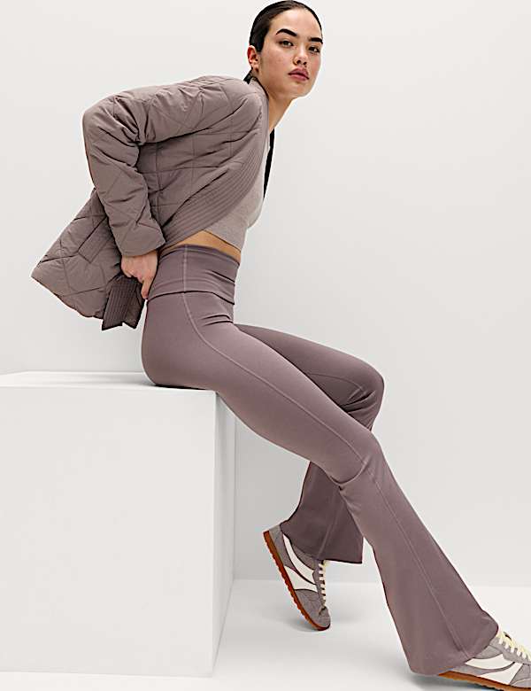 Legging Bergerai Berikat Pinggang Lipat Go Balance - ID