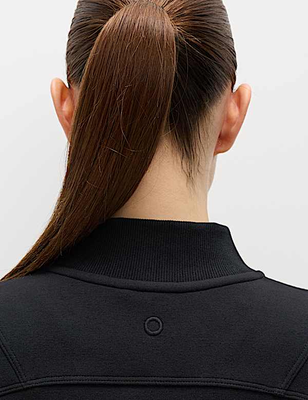 Zip Up Relaxed Bomber Jacket - NL