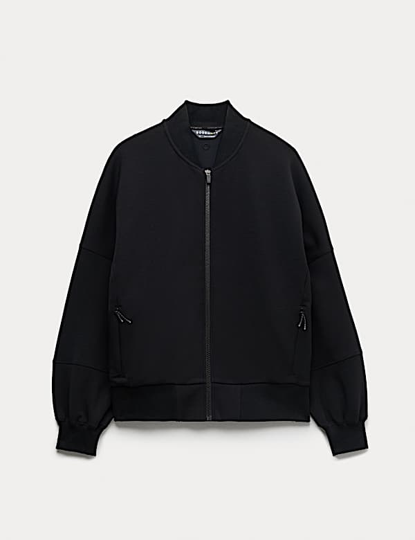 Zip Up Relaxed Bomber Jacket - NL