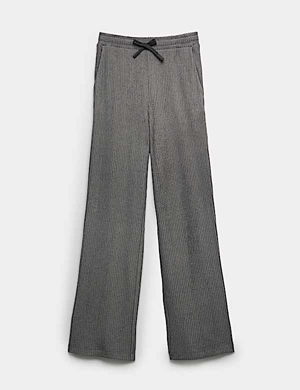 Brushed Ribbed Straight Leg Joggers - IL