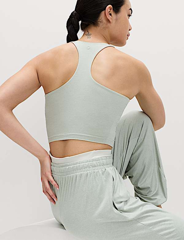 Supersoft Scoop Neck Fitted Crop Vest Top - NZ