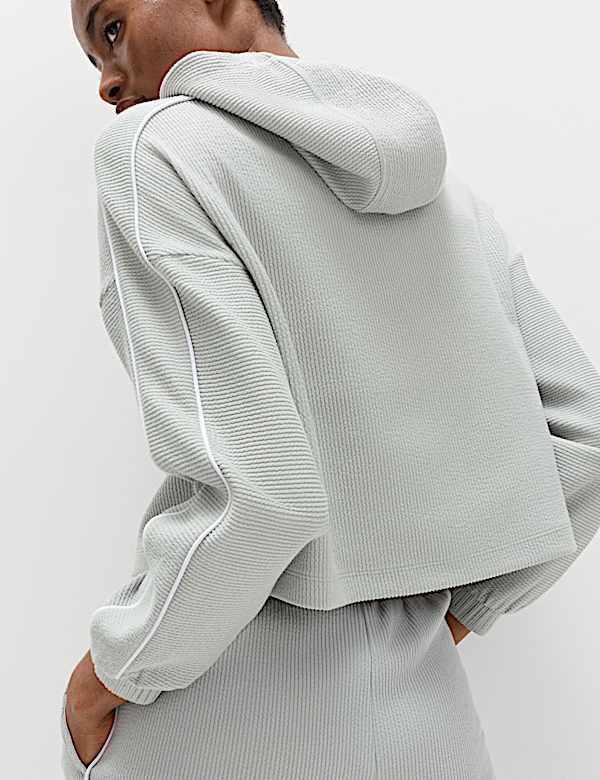 StayNew&trade; Super Soft Brushed Rib Relaxed Hoodie - HR