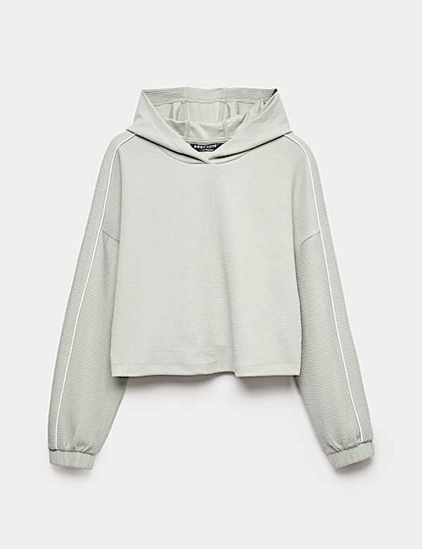 StayNew&trade; Super Soft Brushed Rib Relaxed Hoodie - HR