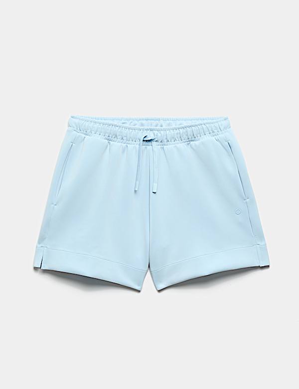 Modal Blend Sand Wash Relaxed High Waisted Shorts - BG