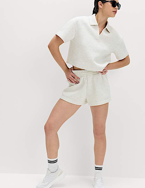 Scuba Boxy Crop Polo Top - NL